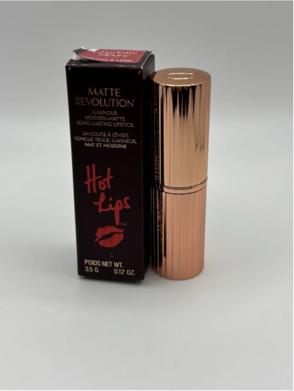 Charlotte Tilbury Matte Revolution Carina’s Love Lipstick Full Size NIB 0.12 oz